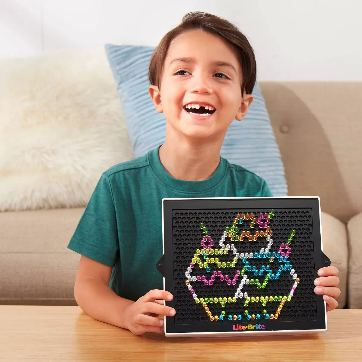 Lite Brite Classic Favorite Retro Toy: Light-Up Activity Board for Creative Doodling & Artwork