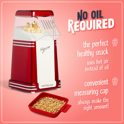 Retro Series 8-Cup Hot Air Popcorn Popper RHP310