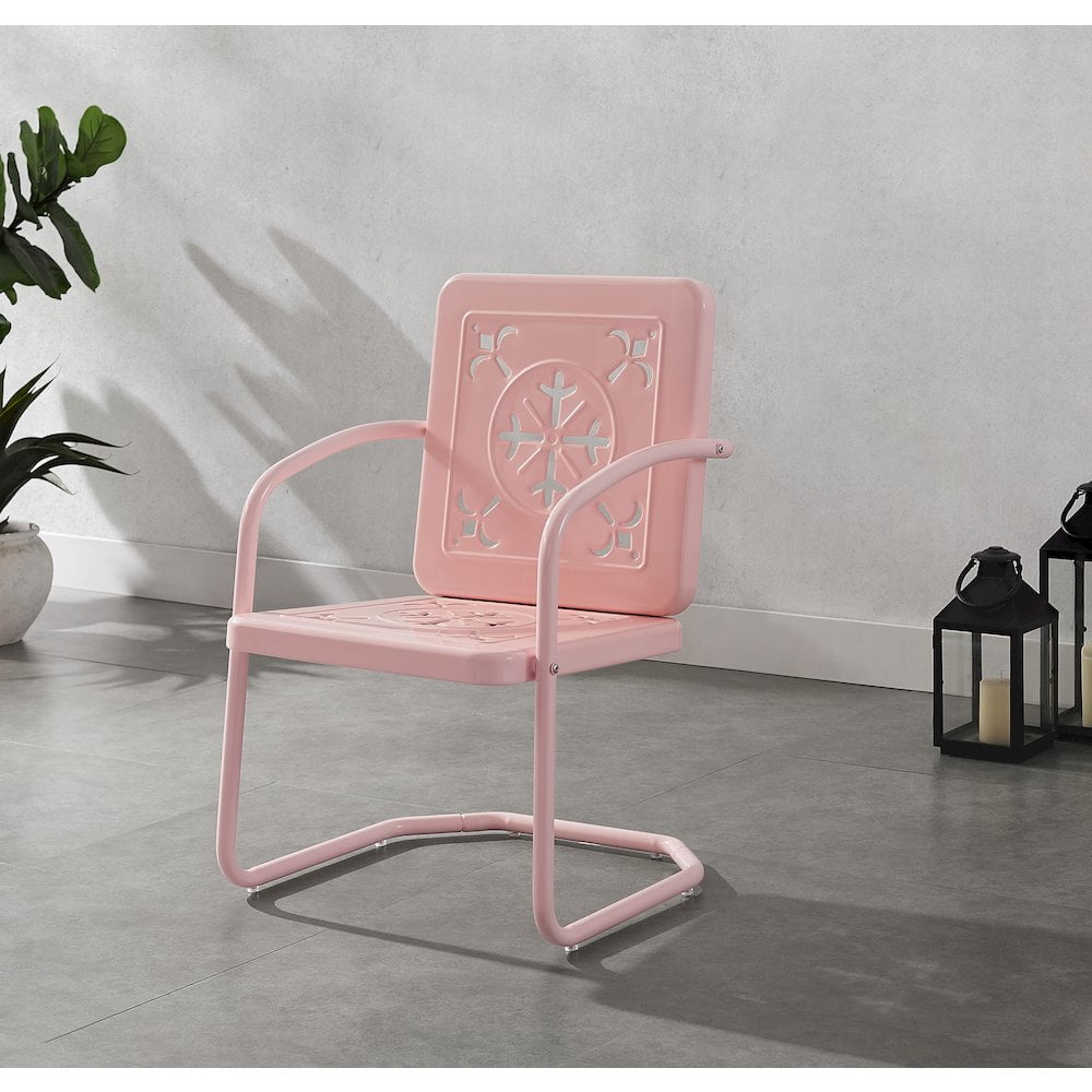Azalea 2-Piece Retro Outdoor Chair Set- 2 Chairs