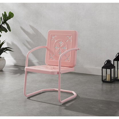 Azalea 2-Piece Retro Outdoor Chair Set- 2 Chairs