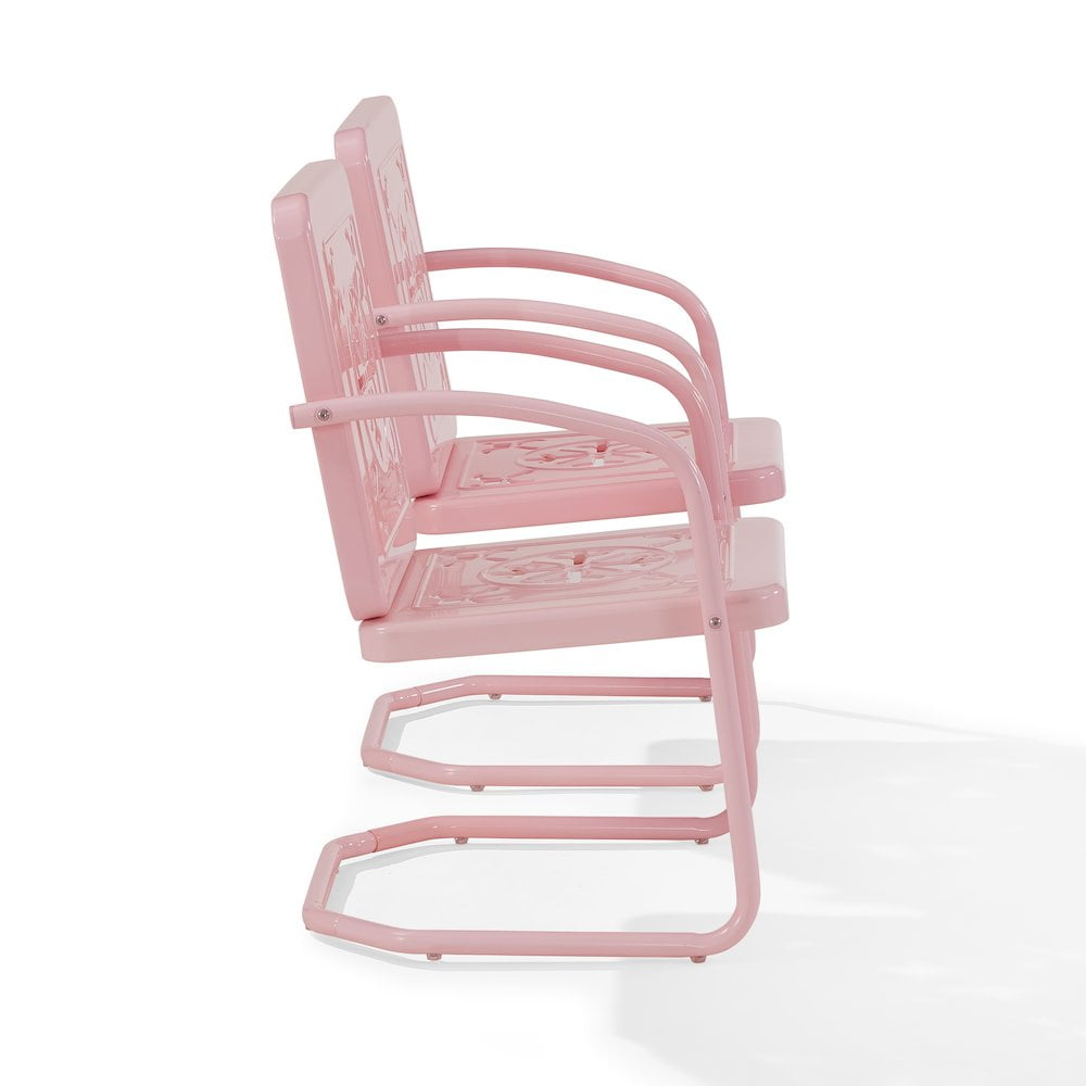 Azalea 2-Piece Retro Outdoor Chair Set- 2 Chairs
