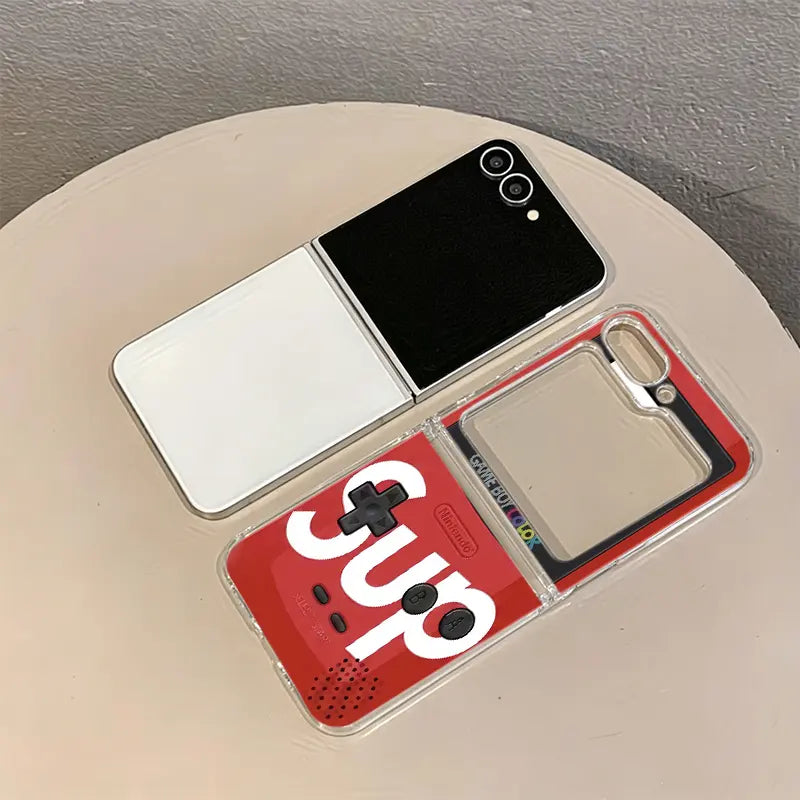 Cute Retro Portable Vibrating Phone Case with Shock Protection for Samsung and Motorola Razr Series