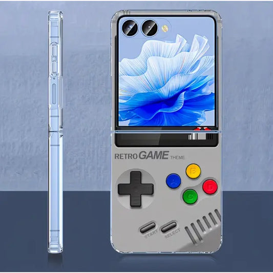 Cute Retro Portable Vibrating Phone Case with Shock Protection for Samsung and Motorola Razr Series