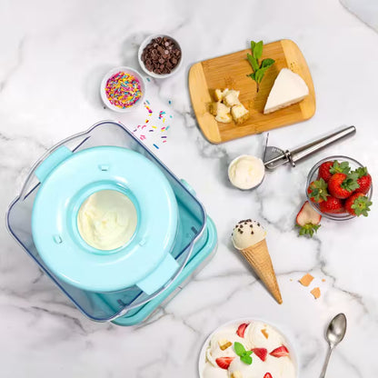 Electric 2 Qt. Ice Cream Maker, Aqua