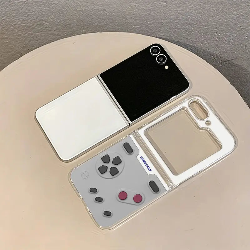 Cute Retro Portable Vibrating Phone Case with Shock Protection for Samsung and Motorola Razr Series