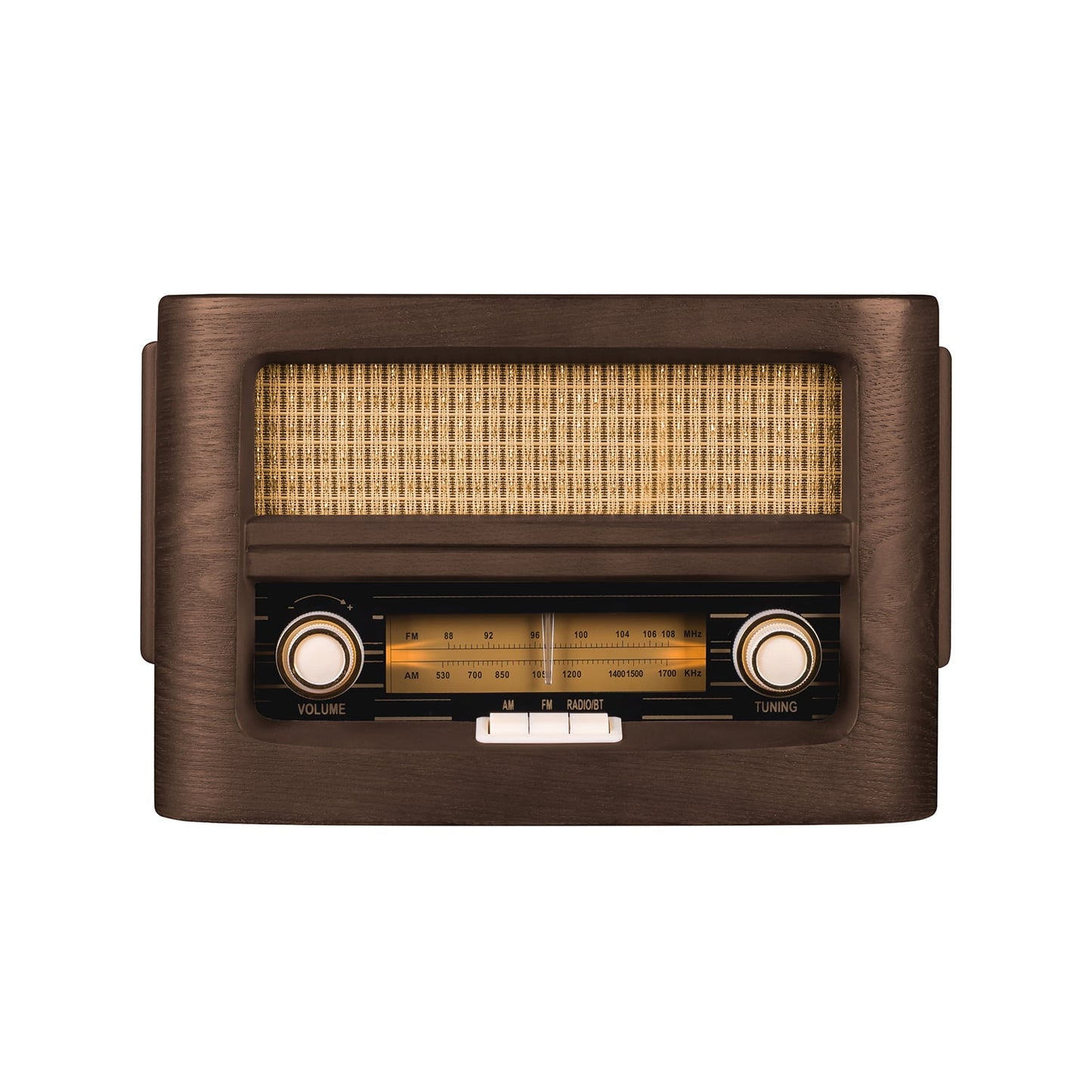 VINT Retro Vintage Radio Speaker with Wireless Charging
