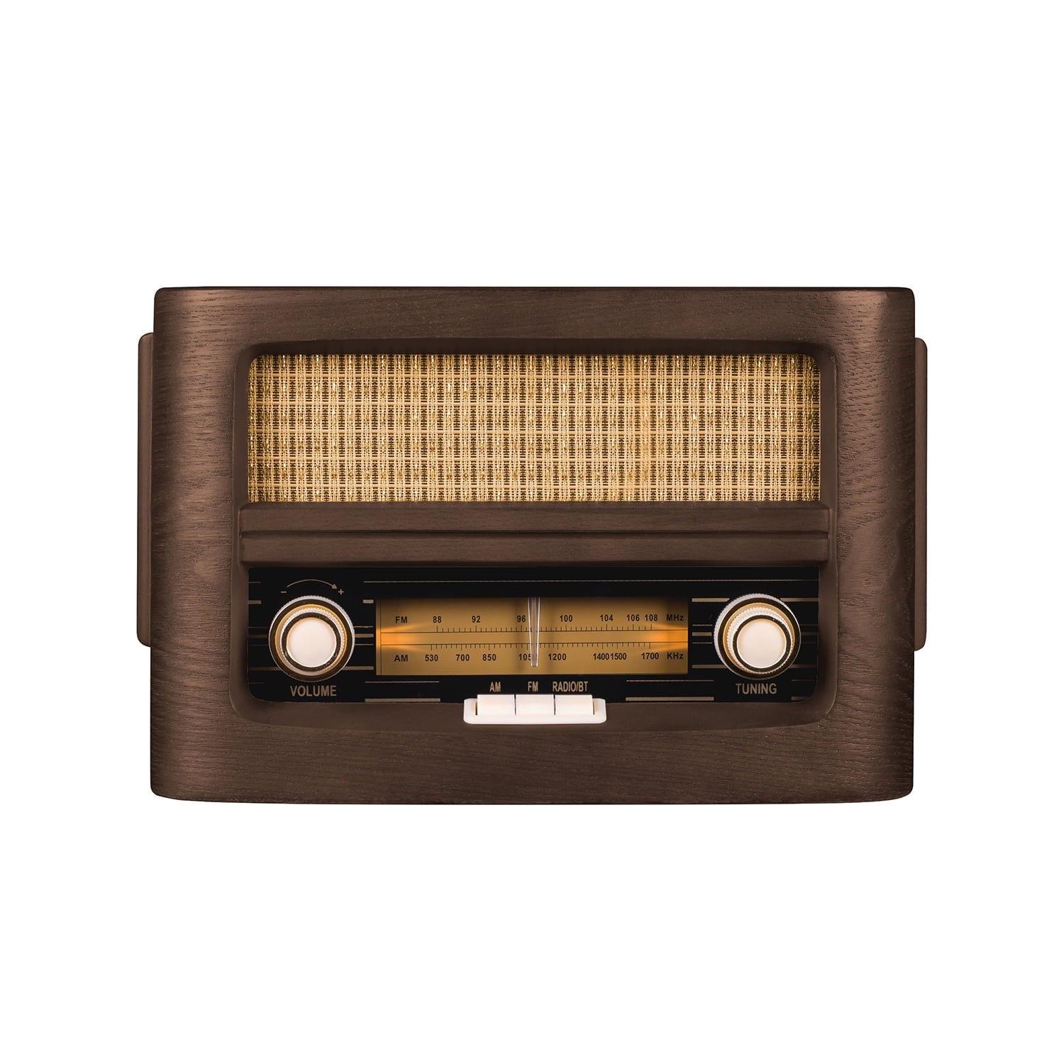 VINT Retro Vintage Radio Speaker with Wireless Charging