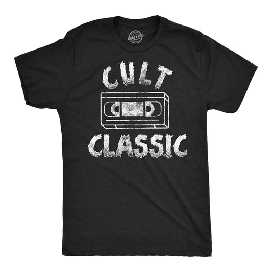 Mens Funny T Shirts Group Classic Sarcastic Video Tape Graphic Tee for Men - Crazy Dog Men'S T Shirt for Retro Fans