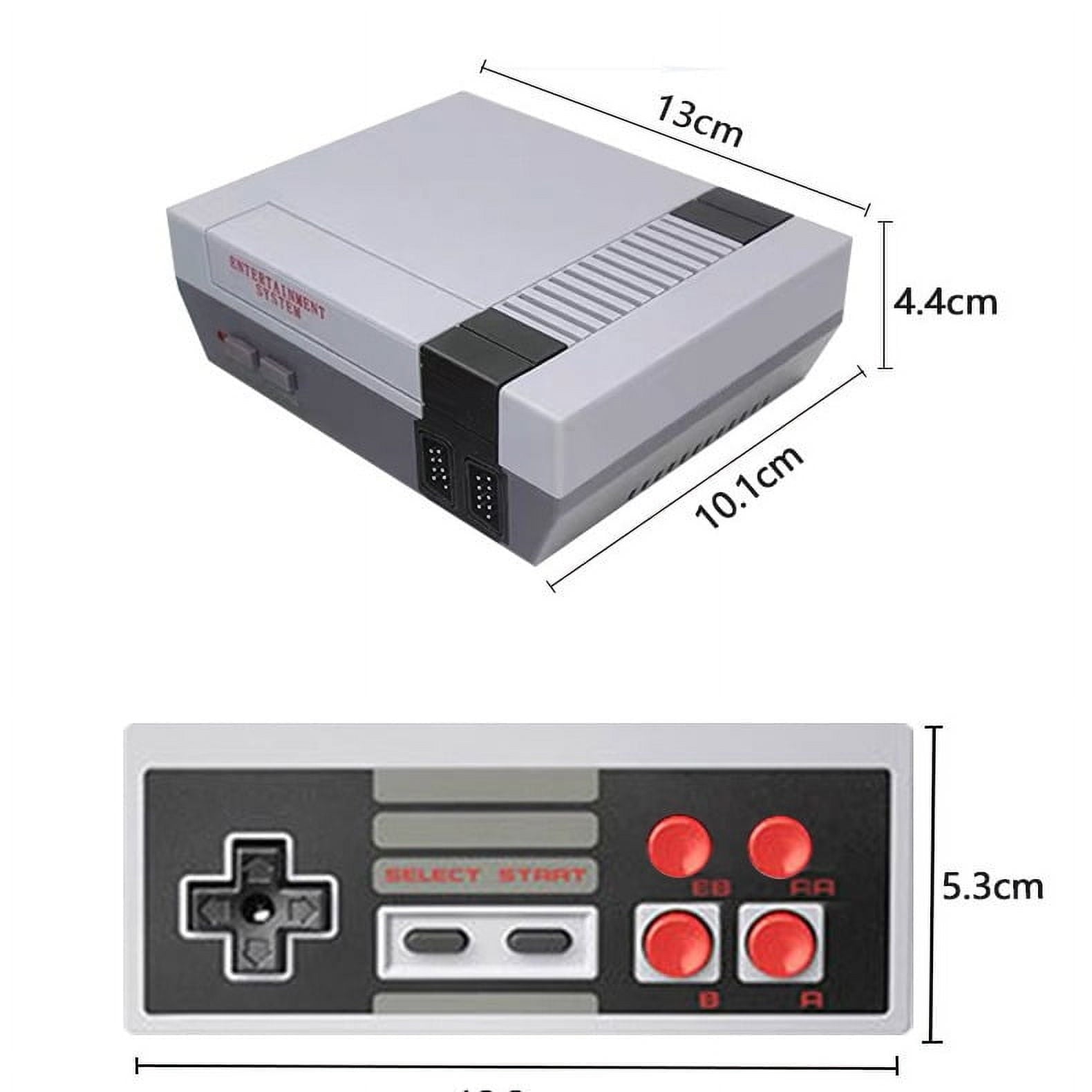 Retro Controllers with 620 Built-In Classic Plays, 8-Bit Video Play System for Adults and Kids, Includes 2 Controllers - Rediscover the Joy of Retro Playing