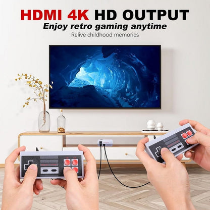 Retro Controllers with 620 Built-In Classic Plays, 8-Bit Video Play System for Adults and Kids, Includes 2 Controllers - Rediscover the Joy of Retro Playing