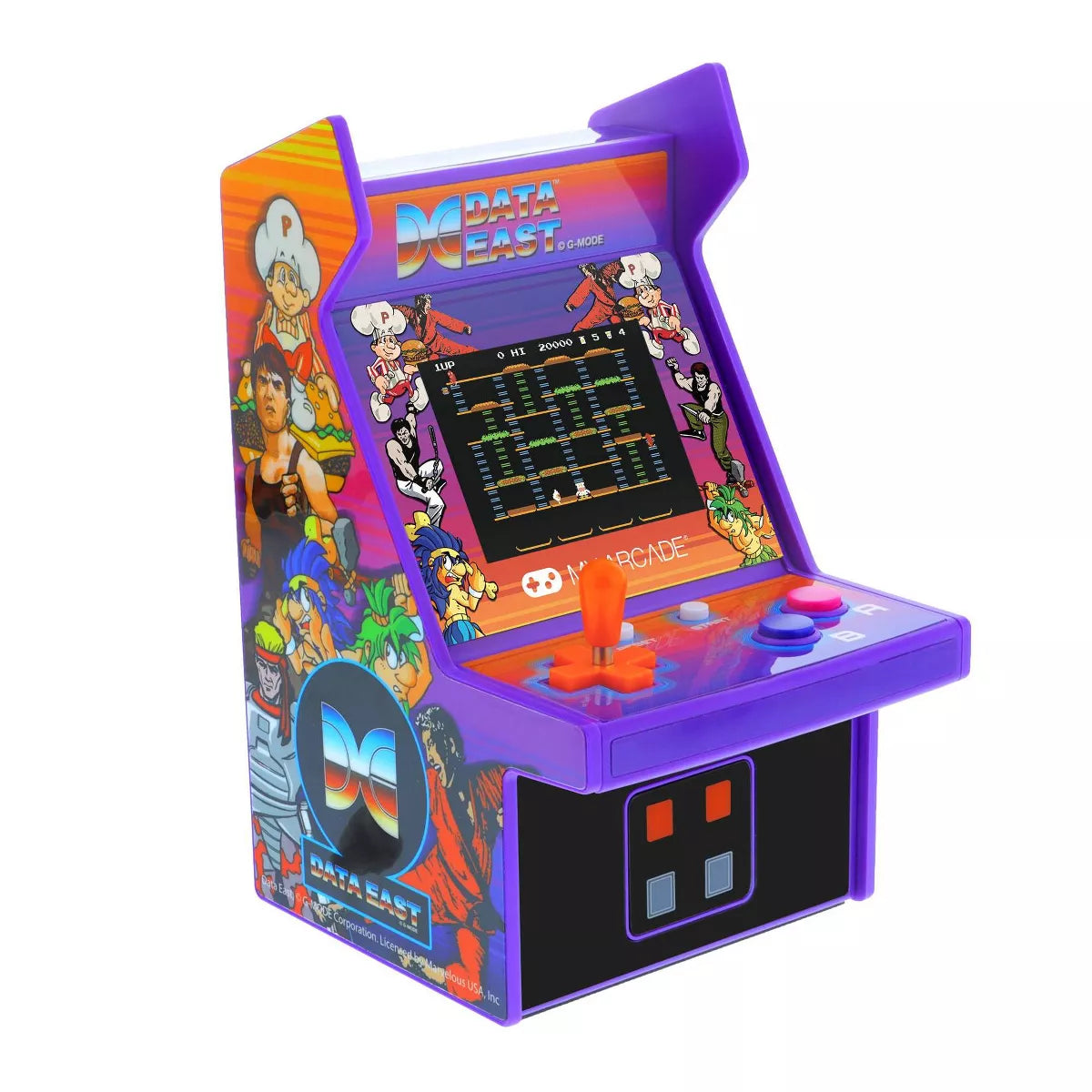My Arcade Data East Hits Micro Player: Retro Game Console with Backlit Display