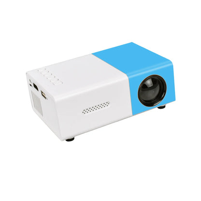Compact and Powerful Portable Mini Projector - 600 Lumens, HDMI-Compatible, Built-In Speakers - Perfect for Home and Outdoor Family Entertainment!