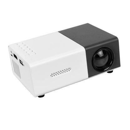 Compact and Powerful Portable Mini Projector - 600 Lumens, HDMI-Compatible, Built-In Speakers - Perfect for Home and Outdoor Family Entertainment!