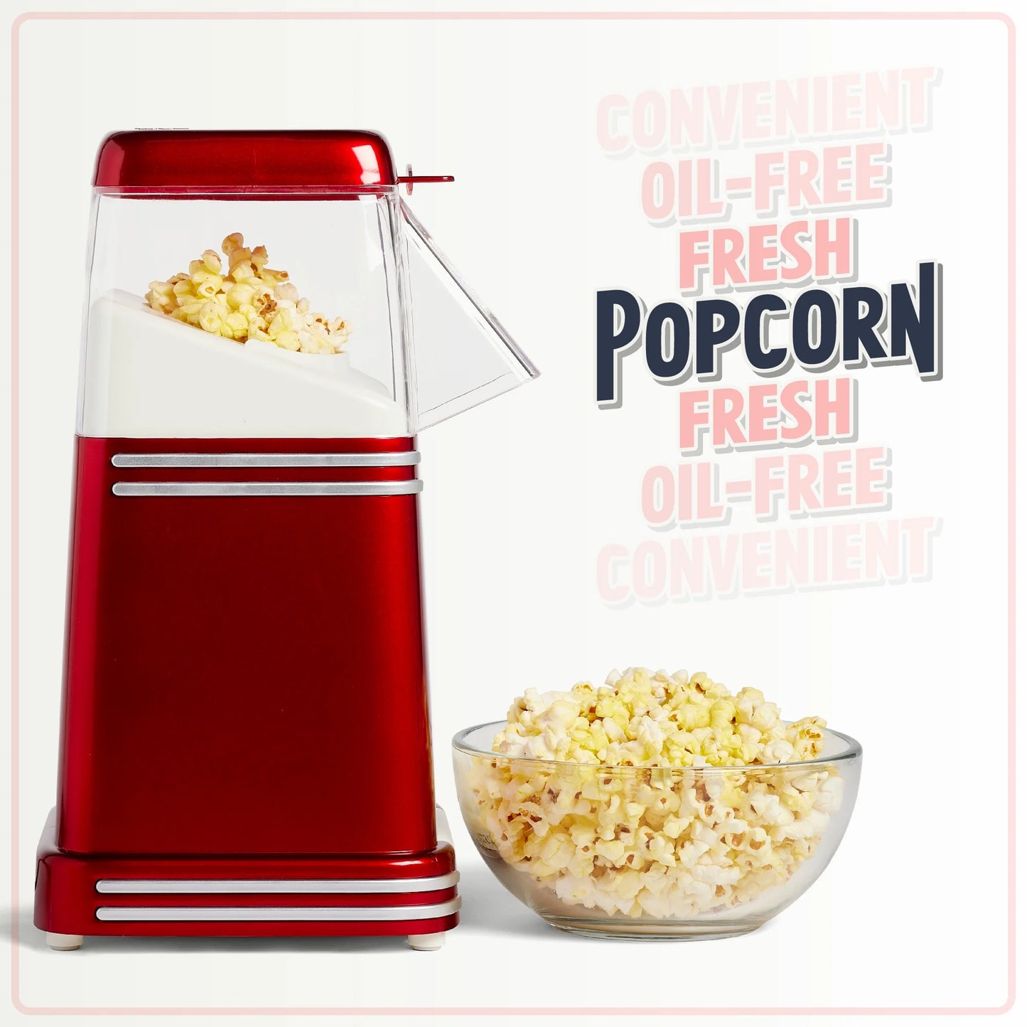 Retro Series 8-Cup Hot Air Popcorn Popper RHP310