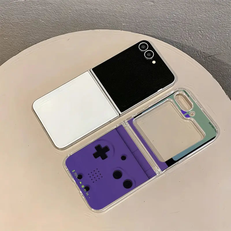 Cute Retro Portable Vibrating Phone Case with Shock Protection for Samsung and Motorola Razr Series
