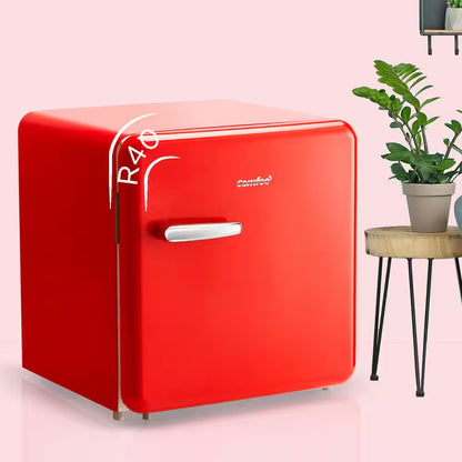 1.6 Cu. Ft. Solo Series Retro Mini Refrigerator in Red Adjustable Thermostat, ENERGY STAR for Bedroom/Dorm/Garage