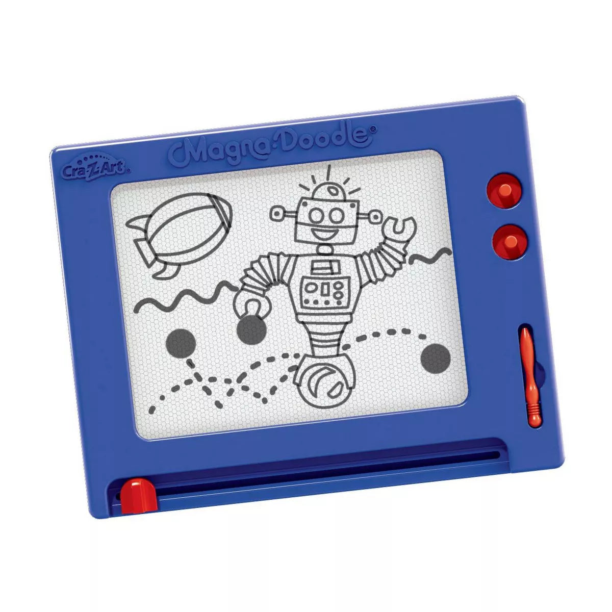 Cra-Z-Art Retro Magna Doodle: Magnetic Activity Surface with Stylus, Stencils
