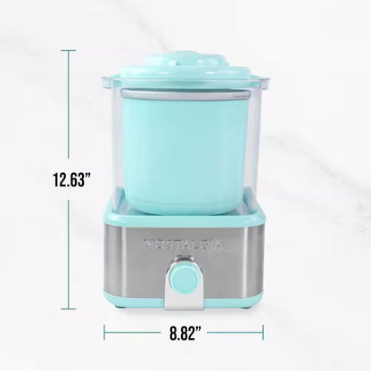 Electric 2 Qt. Ice Cream Maker, Aqua
