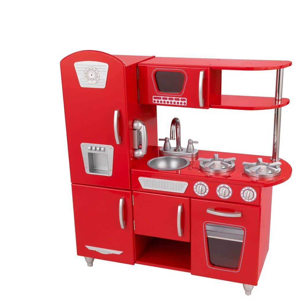 Red Vintage Kitchen Playset